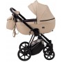 Коляска 2 в 1 Bair Infinity кожа 100% BI-2238-AMO cappuccino (капучино)