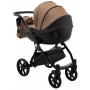 Коляска 2 в 1 Bair Next кожа 100% 38 карамель