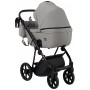 Коляска 2 в 1 Bair Infinity кожа 100% BI-2232-AMO grey (серый)