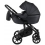 Коляска 2 в 1 Bair Polo (Black) шкіра 100% 32 чорний