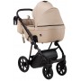 Коляска 2 в 1 Bair Infinity кожа 100% BI-2238-AMO cappuccino (капучино)