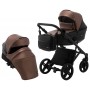 Коляска 2 в 1 Bair Kiwi кожа 100% BK-122 бронза