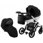Коляска 2 в 1 Bair Next White Soft 51 черный