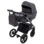 Коляска 2 в 1 Bair Kiwi Plus Soft BKP-219 графит