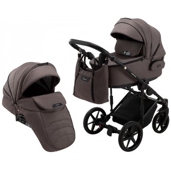 Коляска 2 в 1 Adamex Porto Light Tip TK-21 шоколад
