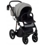Коляска 2 в 1 Bair Infinity кожа 100% BI-2232-AMO grey (серый)