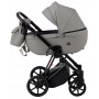 Коляска 2 в 1 Bair Infinity кожа 100% BI-2232-AMO grey (серый)