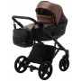 Коляска 2 в 1 Bair Kiwi кожа 100% BK-122 бронза
