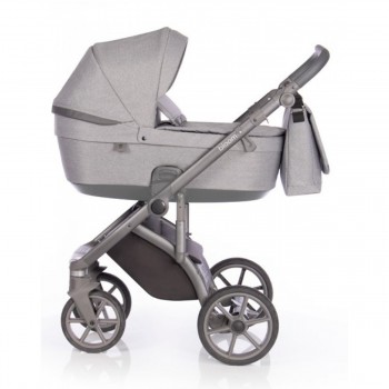 Коляска 2 в 1 Roan Bloom  grey dots