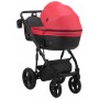 Коляска 2 в 1 Bair Play BP-60/69 червоний-чорний