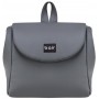 Коляска 2 в 1 Bair Infinity шкіра 100% BI-2233-AMO graphite (графіт)