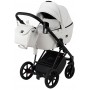 Коляска 2 в 1 Bair Infinity кожа 100% BI-2300-AMO white (белый)