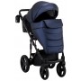 Коляска 2 в 1 Bair Play Plus BPL-144 темно-синий (перламутр) - черный
