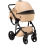 Коляска 2 в 1 Bair Leo кожа 100% GN-44 бежевый