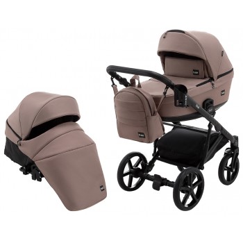 Коляска 2 в 1 Bair Kiwi Soft BKS-857 темный капучино