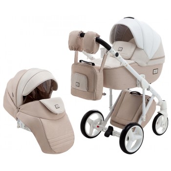 Коляска 2 в 1 Adamex Luciano jeans Q343