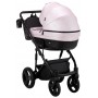 Коляска 2 в 1 Bair Play Plus BPL-108 розовый (пудра) перламутр - черный