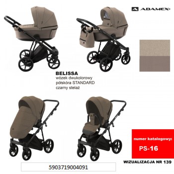 Коляска 2 в 1 Adamex Belissa LUX PS-16