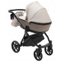 Коляска 2 в 1 Bair Tokyo кожа 100% 72 бежевый - капучино