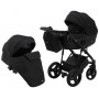 Коляска 2 в 1 Bair Play Plus Soft BPS-455 черный - черный (кожа)