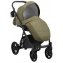 Коляска 2 в 1 Bair Next кожа 100% 12 хаки