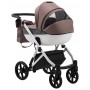 Коляска 2 в 1 Bair Next White Soft 52 капучино