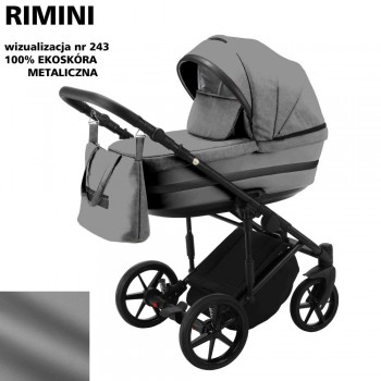 Коляска 2 в 1 Adamex Rimini ECO шкіра 100% RI-243