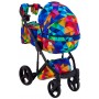 Коляска 2 в 1 Adamex Luciano Y123 різнобарвний калейдоскоп
