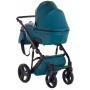 Коляска 2 в 1 Bair Leo шкіра 100% GN-31 морська хвиля