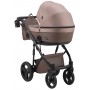 Коляска 2 в 1 Bair Play Plus Soft BPS-857 бежевый - капучино (кожа)