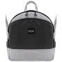 Коляска 2 в 1 для двойни Bair Next DUO Soft 10 серый