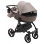 Коляска 2 в 1 Bair Tokyo кожа 100% 75 латте - капучино