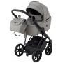 Коляска 2 в 1 Bair Infinity кожа 100% BI-2232-AMO grey (серый)