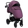 Коляска 2 в 1 Adamex Barcelona шкіра 100% Y233 фіолетовий (перламутр)