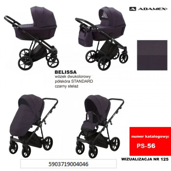 Коляска 2 в 1 Adamex Belissa LUX PS-56