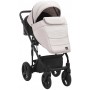Коляска 2 в 1 Bair Play Plus Soft BPS-834 світло-бежевий - чорний (шкіра)