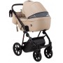 Коляска 2 в 1 Bair Infinity кожа 100% BI-2238-AMO cappuccino (капучино)