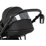 Коляска 2 в 1 Bair Infinity шкіра 100% BI-2230-AMO black (чорний)
