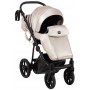 Коляска 2 в 1 Bair Infinity шкіра 100% BI-05 light beige pearl (світло-бежевий перламутр)