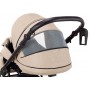 Коляска 2 в 1 Bair Infinity кожа 100% BI-2238-AMO cappuccino (капучино)