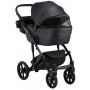 Коляска 2 в 1 Bair Polo (Black) шкіра 100% 32 чорний