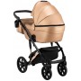 Коляска 2 в 1 Bair Polo (Cooper) кожа 100% 26C капучино (перламутр)