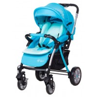 Коляска прогулочная Bair Fox blue светлобирюзовый-темнобирюзовый