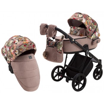 Коляска 2 в 1 Adamex Porto Flowers-5