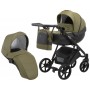 Коляска 2 в 1 Bair Next кожа 100% 12 хаки