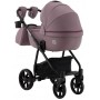 Коляска 2 в 1 Adamex Hybryd Plus кожа 100% BR332 сиреневый