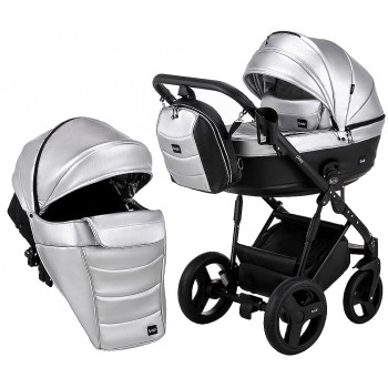Коляска 2 в 1 Bair Play BP-70/69 срібло-чорний