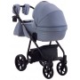 Коляска 2 в 1 Adamex Hybryd Plus кожа 100% BR333 лавандовый