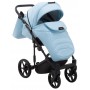 Коляска 2 в 1 Adamex Porto Light ECO кожа 100% SA-17 голубой