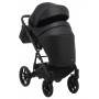 Коляска 2 в 1 Bair Kiwi шкіра 100% BK-15 Чорний